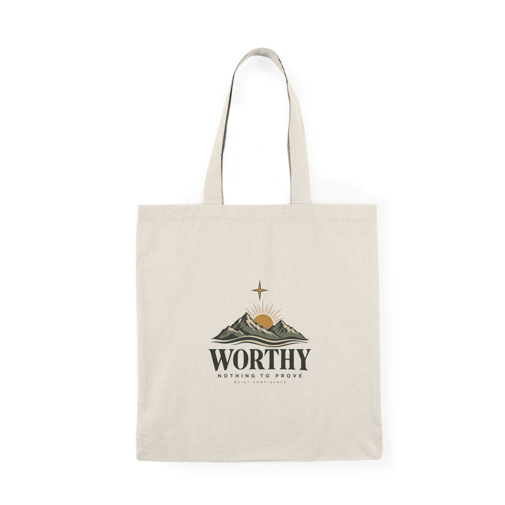 Worthy Quiet Confidence Canvas Tote