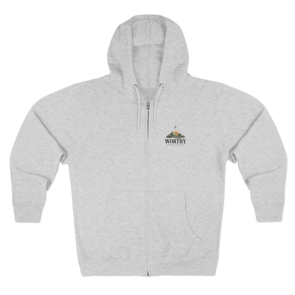 Worthy Quiet Confidence Premium Zip Hoodie