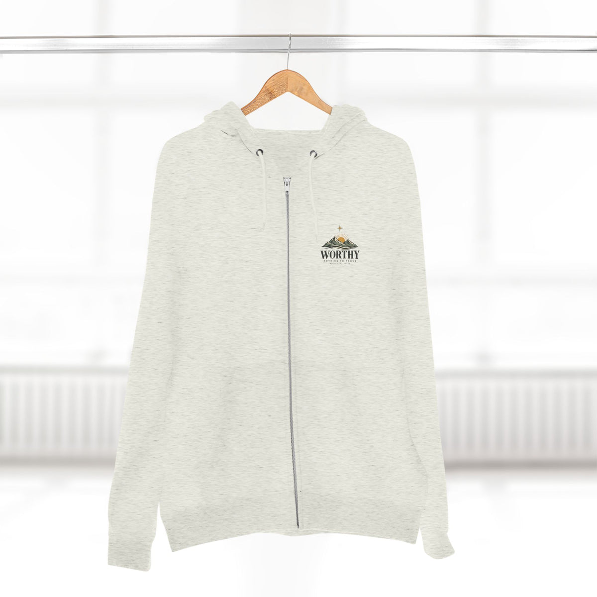 Worthy Quiet Confidence Premium Zip Hoodie