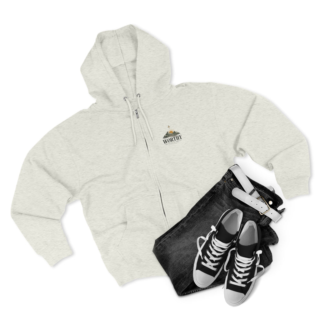 Worthy Quiet Confidence Premium Zip Hoodie