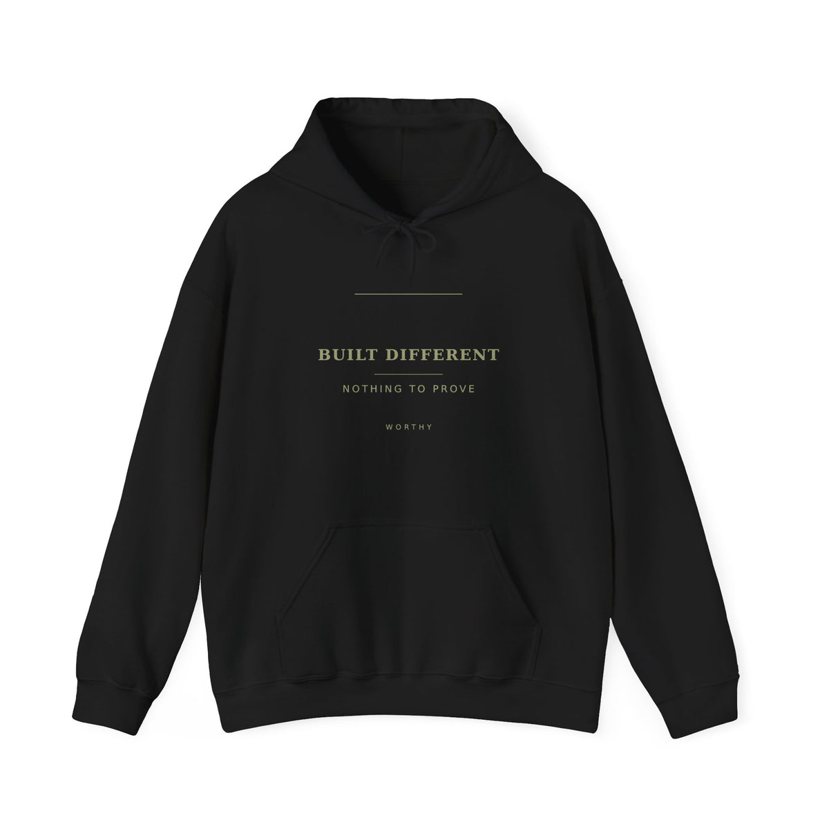 Worthy Built Different Hoodie