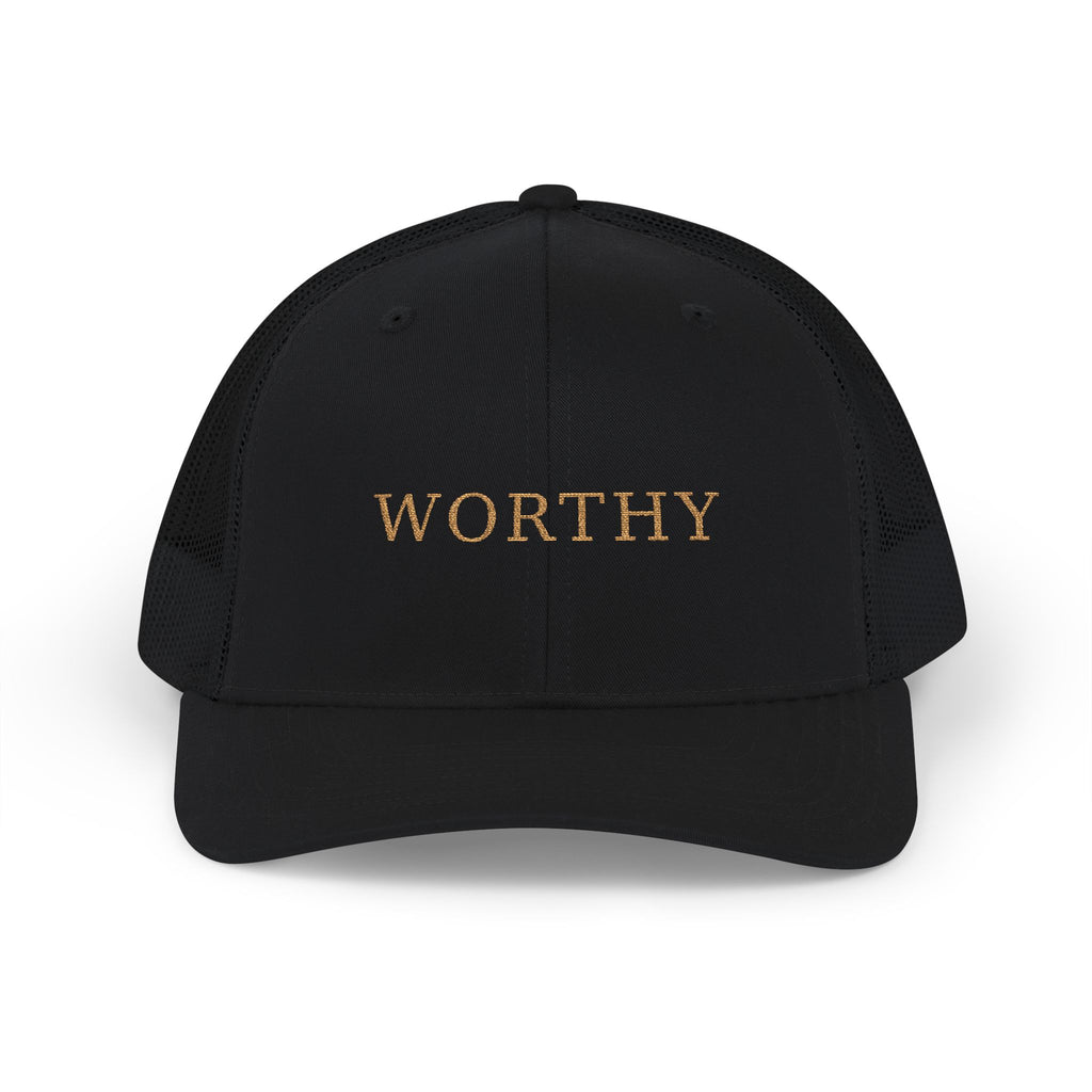 Worthy Wordmark Embroidered Trucker — Headwear Edit