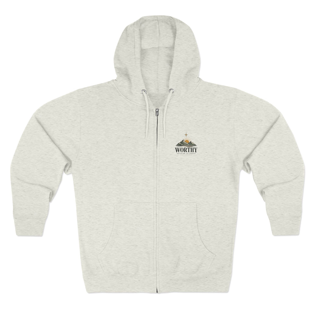 Worthy Quiet Confidence Premium Zip Hoodie