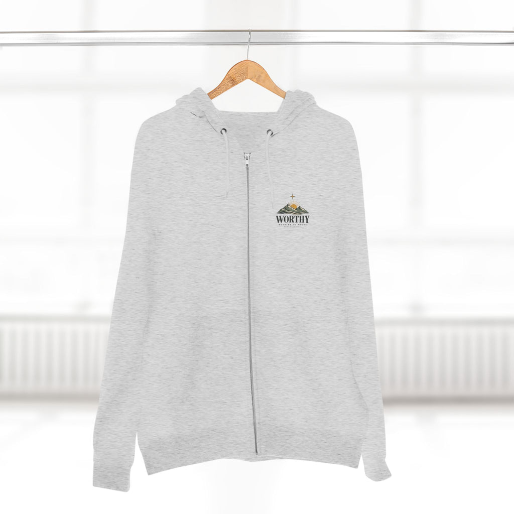 Worthy Quiet Confidence Premium Zip Hoodie